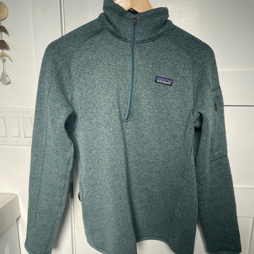 Patagonia Women's Better Sweater® 1/4-Zip Fleece - Size Large, Blue